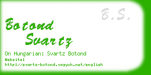 botond svartz business card